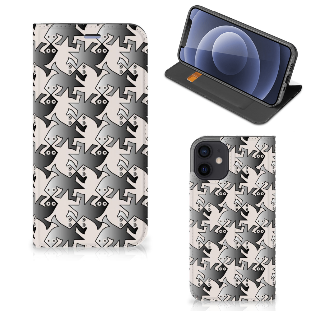 iPhone 12 Mini Hoesje maken Salamander Grey - B2C Telecom