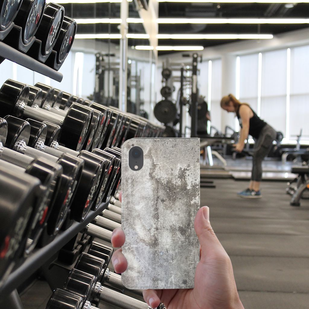 Apple iPhone Xr Standcase Beton Print
