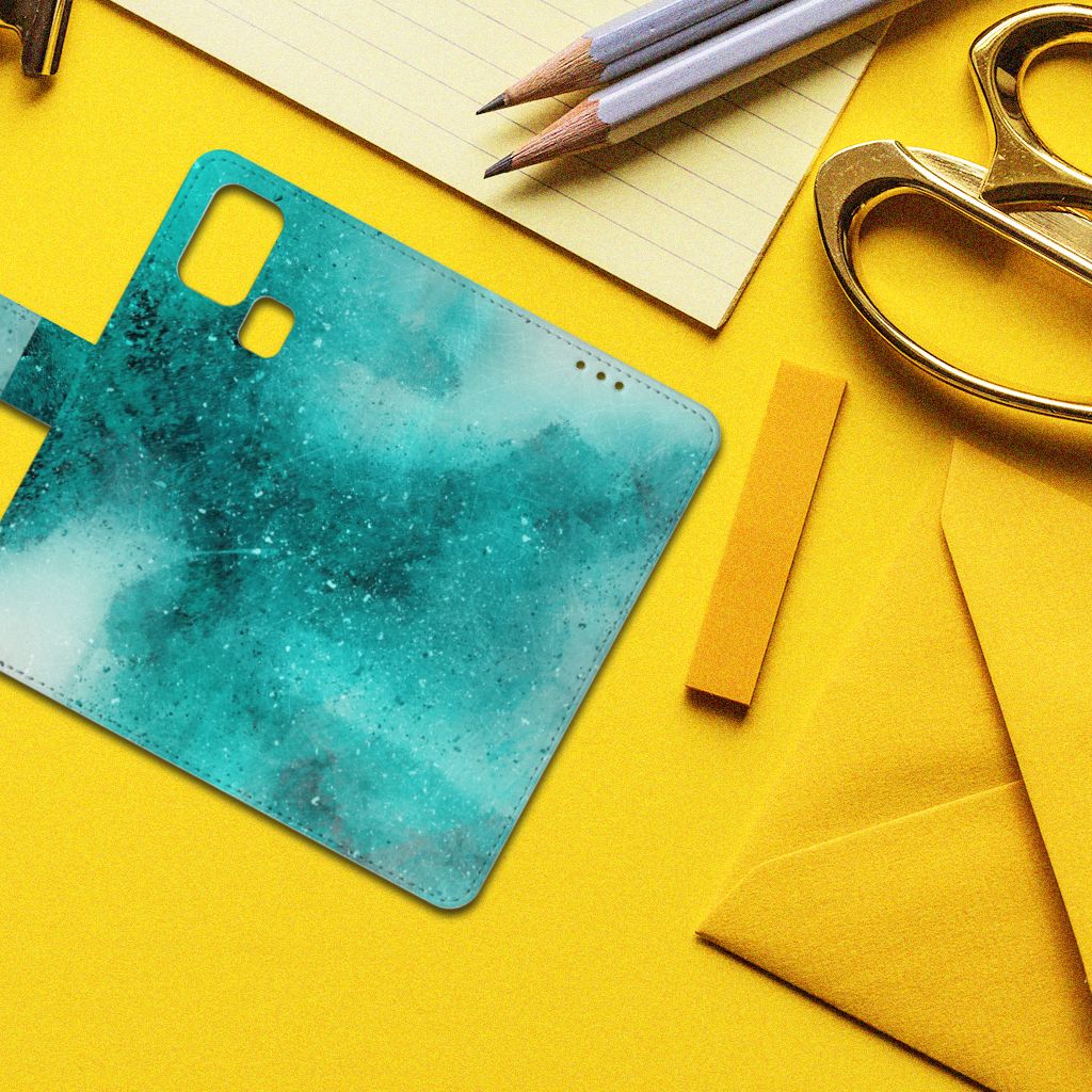 Hoesje Samsung Galaxy M31 Painting Blue