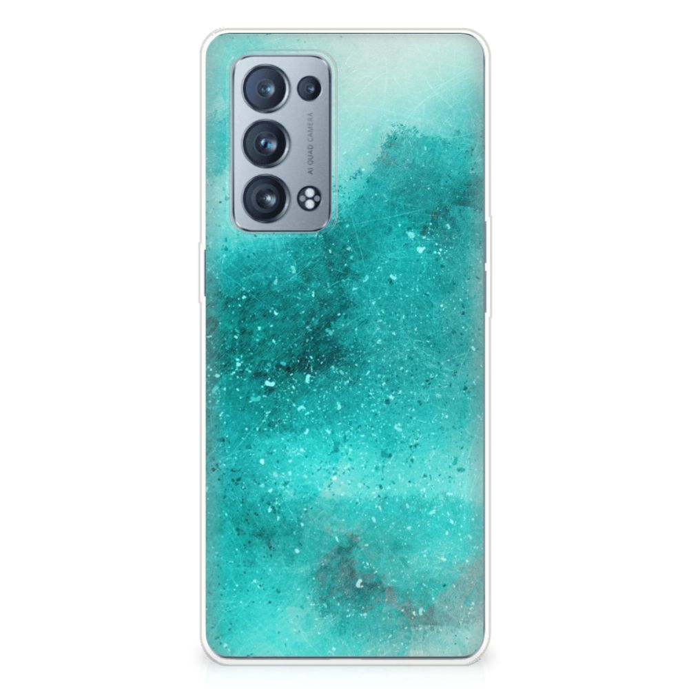 Hoesje maken OPPO Reno 6 Pro Plus 5G Painting Blue