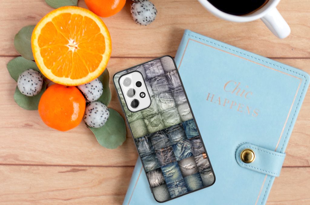 GSM Cover Samsung Galaxy A73 Spijkerbroeken B2C Telecom
