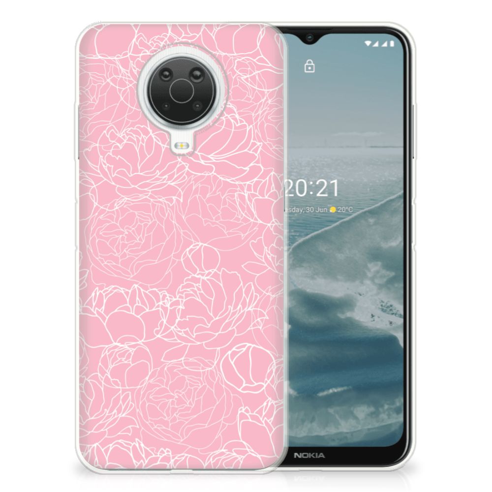 Nokia G20 | G10 TPU Case White Flowers B2C Telecom