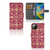 Wallet Case iPhone 14 Plus Barok Pink met een elegant design en gouden details, perfect voor stijl en bescherming.