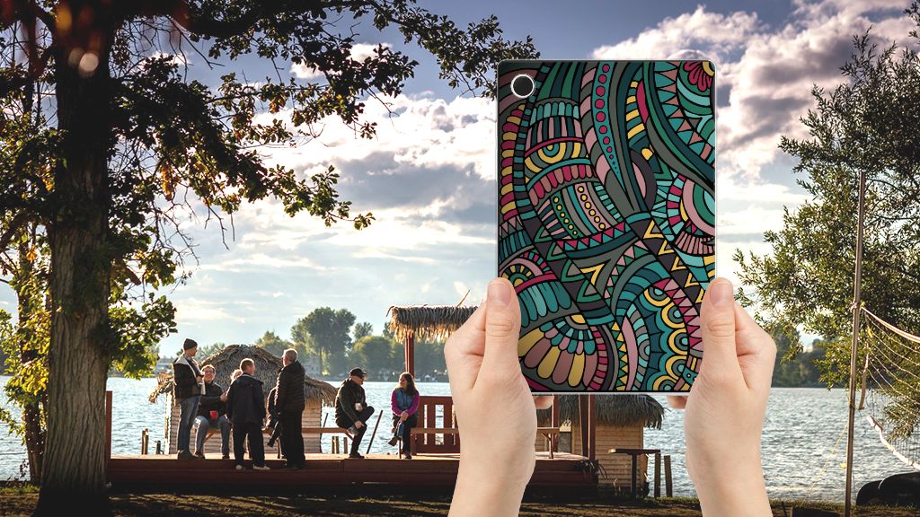 Samsung Galaxy Tab A8 2021/2022 Hippe Hoes Aztec - B2C Telecom