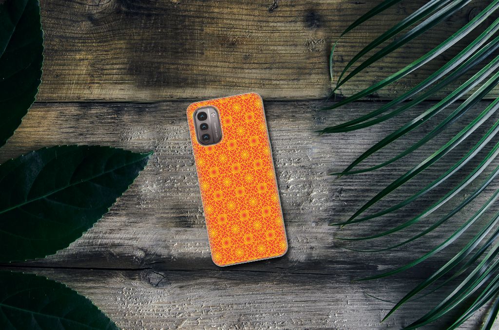 Nokia G21 | G11 TPU bumper Batik Oranje B2C Telecom