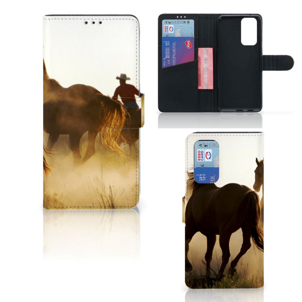 OnePlus 9 Pro Telefoonhoesje met Pasjes Design Cowboy