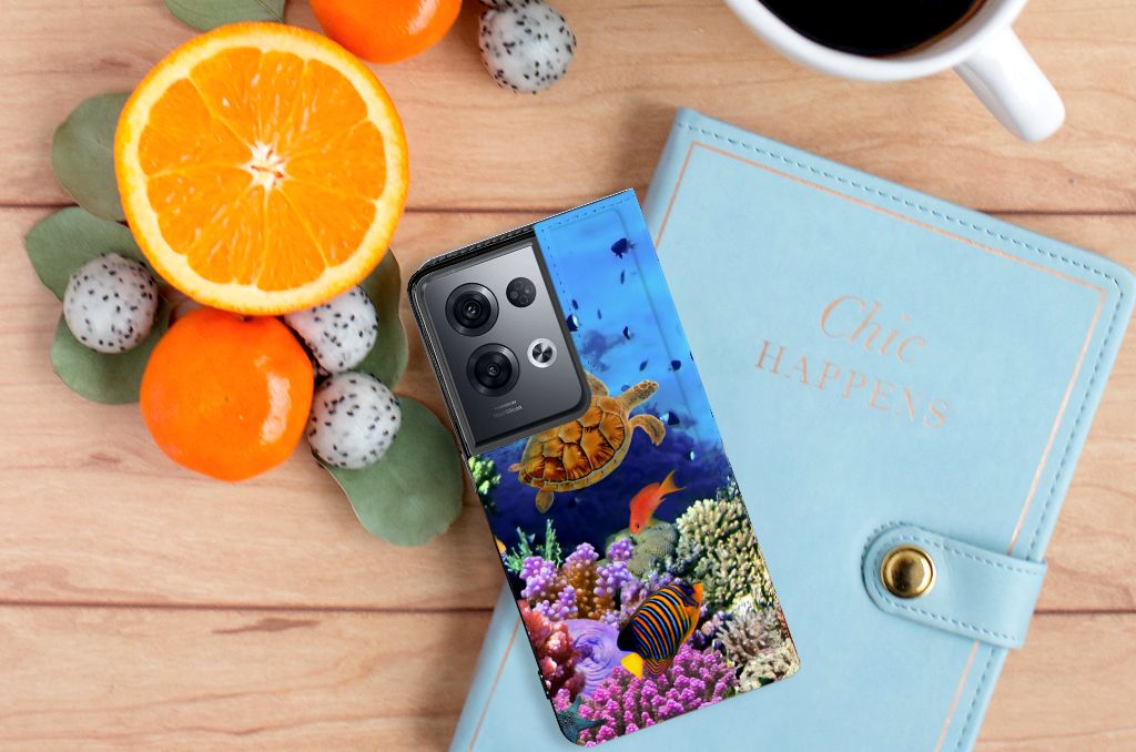 OPPO Reno8 Pro Hoesje maken Vissen - B2C Telecom