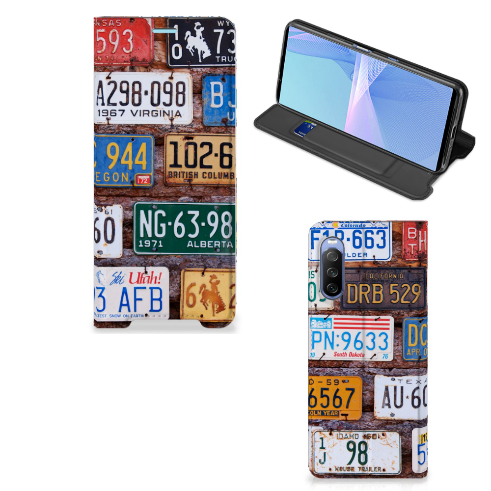 Sony Xperia 10 III Stand Case Kentekenplaten - B2C Telecom
