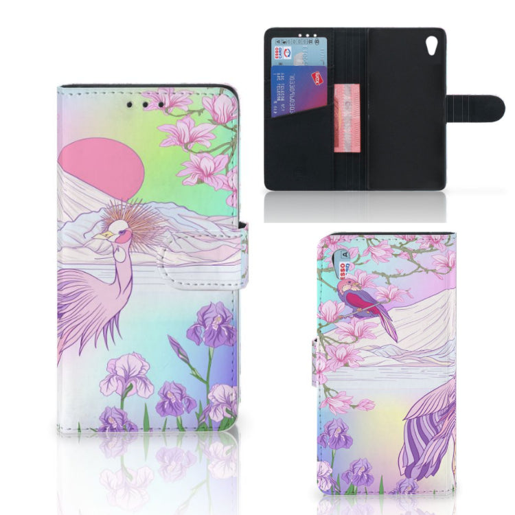 Sony Xperia Z3 Telefoonhoesje met Pasjes Bird