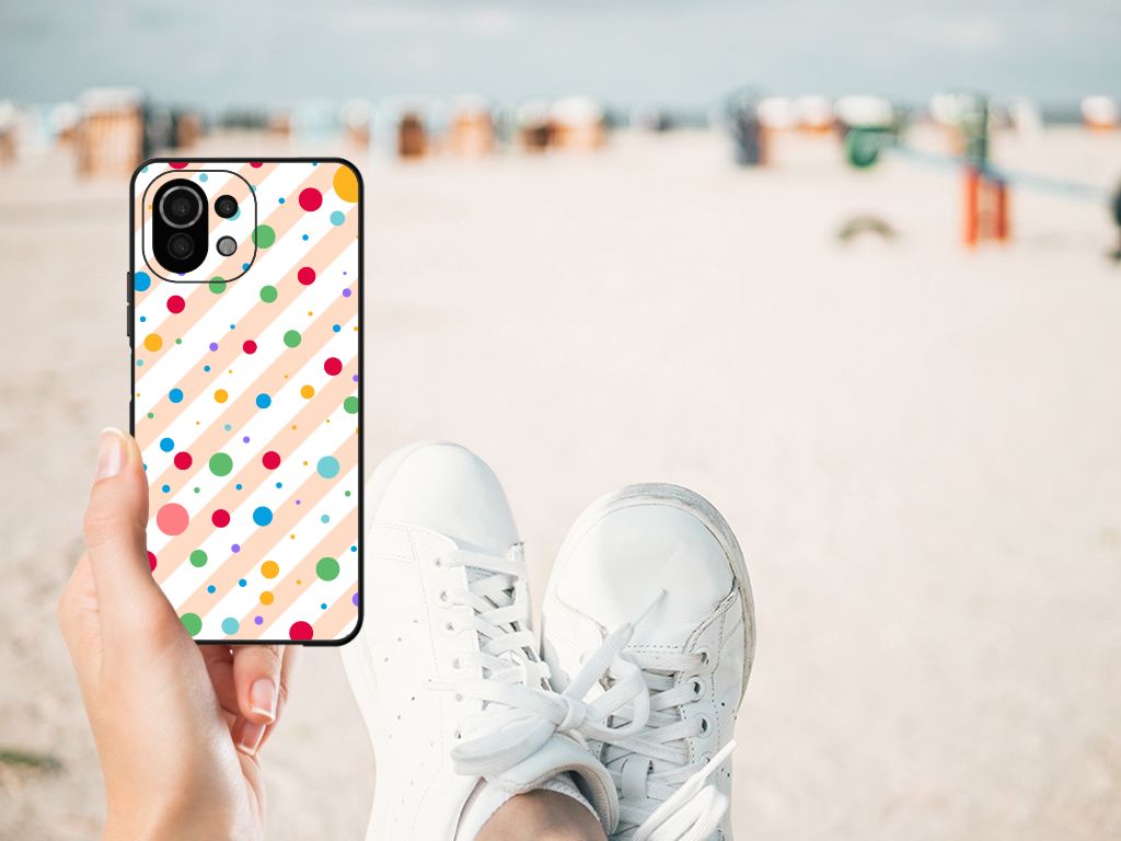 Xiaomi 11 Lite 5G NE | Mi 11 Lite Back Case Dots B2C Telecom