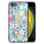 iPhone SE 2022 | SE 2020 | 7/8 Bloemen Hoesje Flower Power met kleurrijk bloemenpatroon op een smartphone.