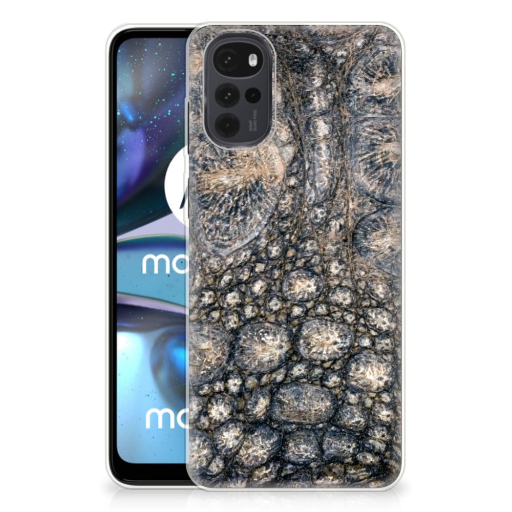 Motorola Moto G22 TPU Hoesje Krokodillenprint