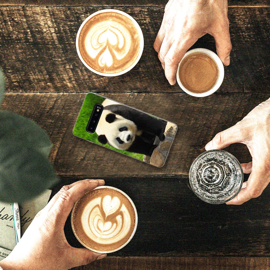 Samsung Galaxy S10 TPU Hoesje Panda