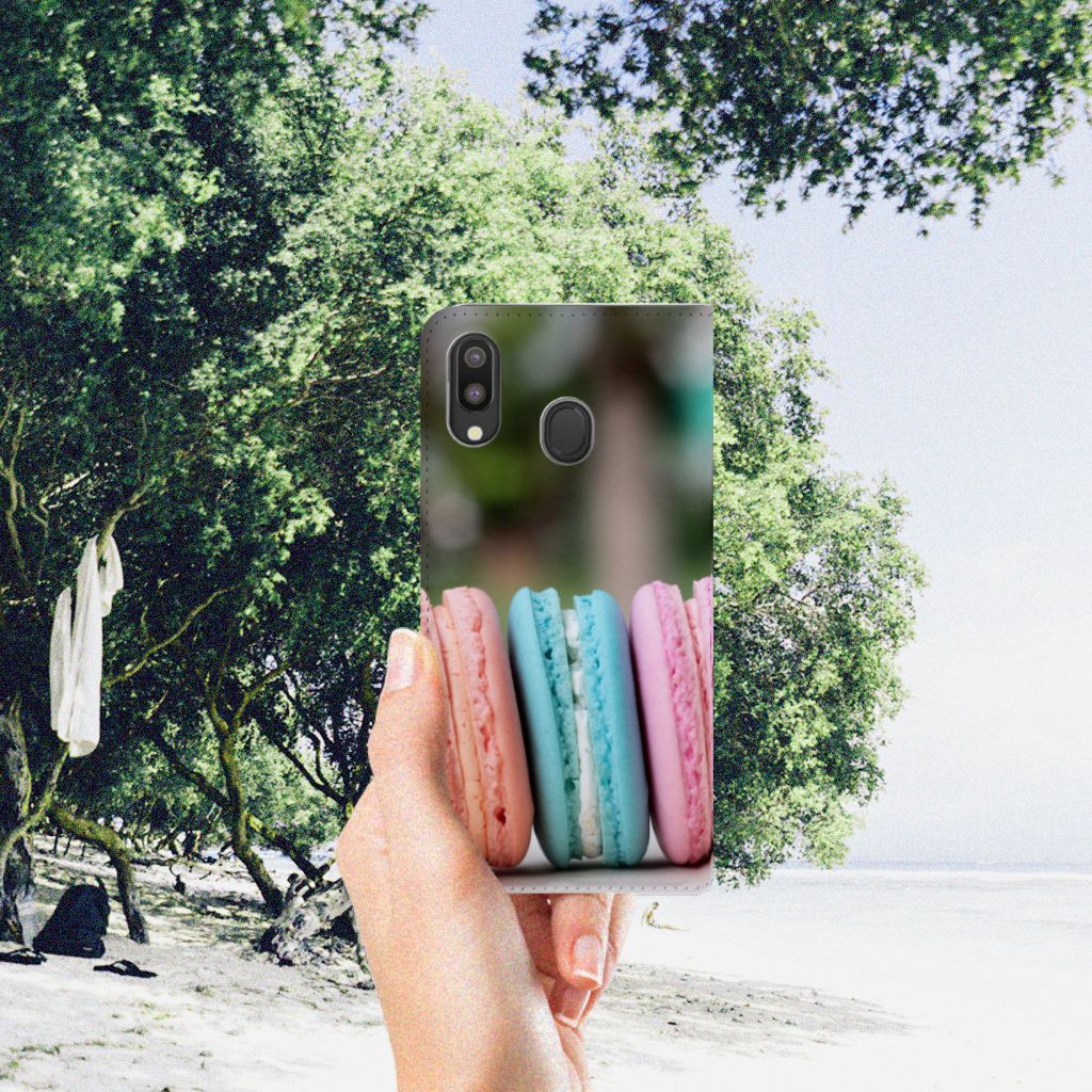 Samsung Galaxy M20 Flip Style Cover Macarons