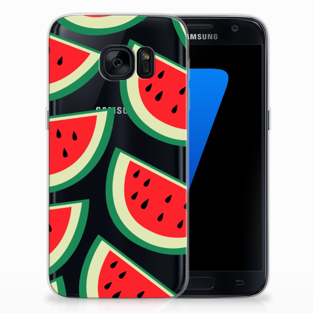 Samsung Galaxy S7 Siliconen Case Watermelons