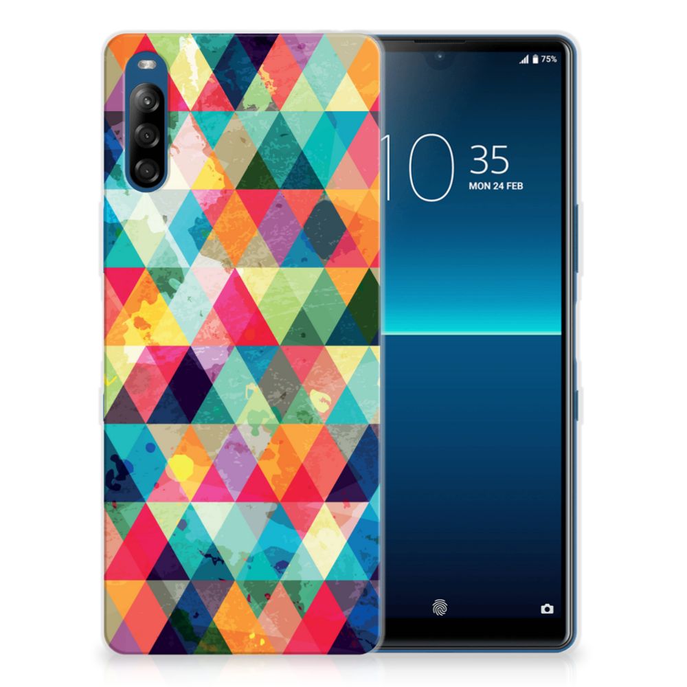 Sony Xperia L4 TPU bumper Geruit