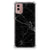 Nokia C32 Anti-Shock Hoesje Marmer Zwart - Origineel Cadeau Vader B2C Telecom
