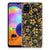 Samsung Galaxy A31 TPU Case Gouden Bloemen