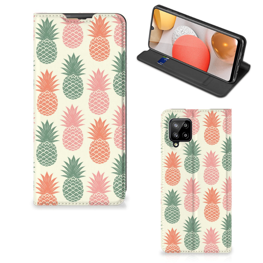 Samsung Galaxy A42 Flip Style Cover Ananas - B2C Telecom