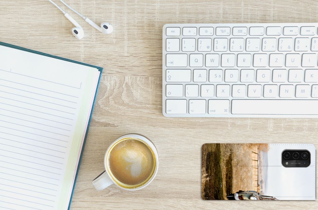 OPPO A54 5G | A74 5G | A93 5G Stand Case Vintage Auto - B2C Telecom