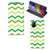 Samsung Galaxy M51 Hoesje met Magneet Zigzag Groen - B2C Telecom