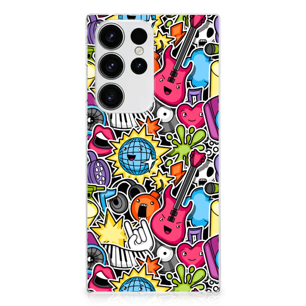 Samsung Galaxy S23 Ultra Silicone Back Cover Punk Rock B2C Telecom