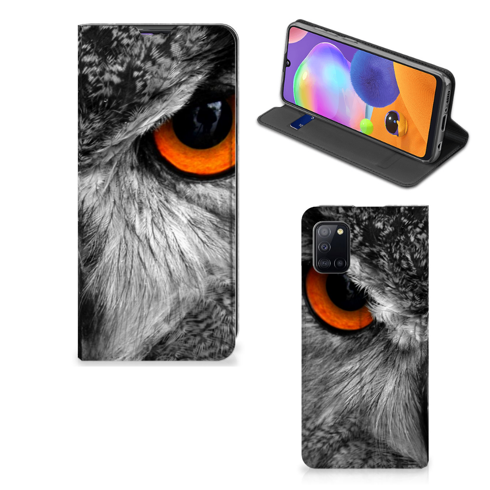 Samsung Galaxy A31 Hoesje maken Uil - B2C Telecom