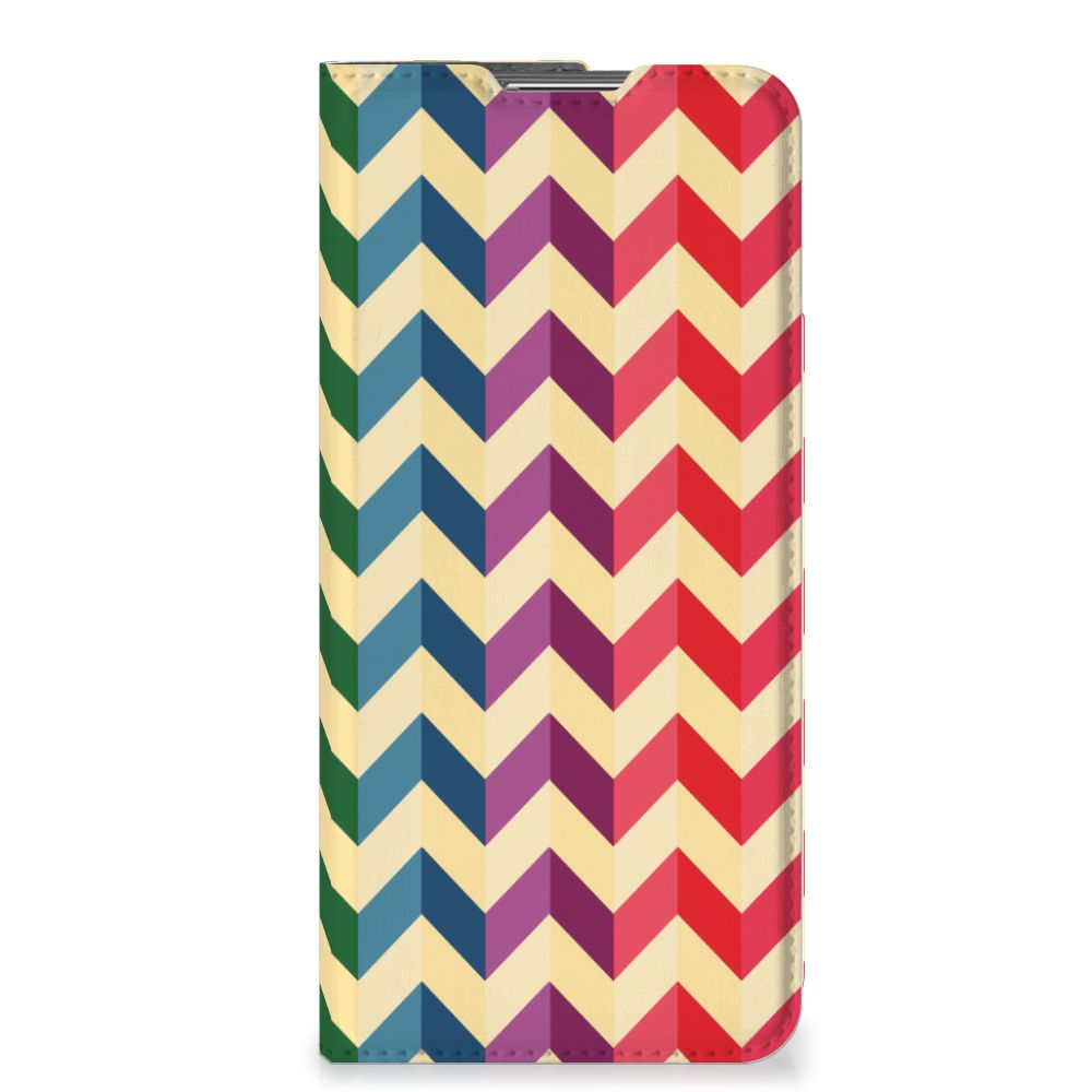OPPO Find X5 Pro Hoesje met Magneet Zigzag Multi Color - B2C Telecom