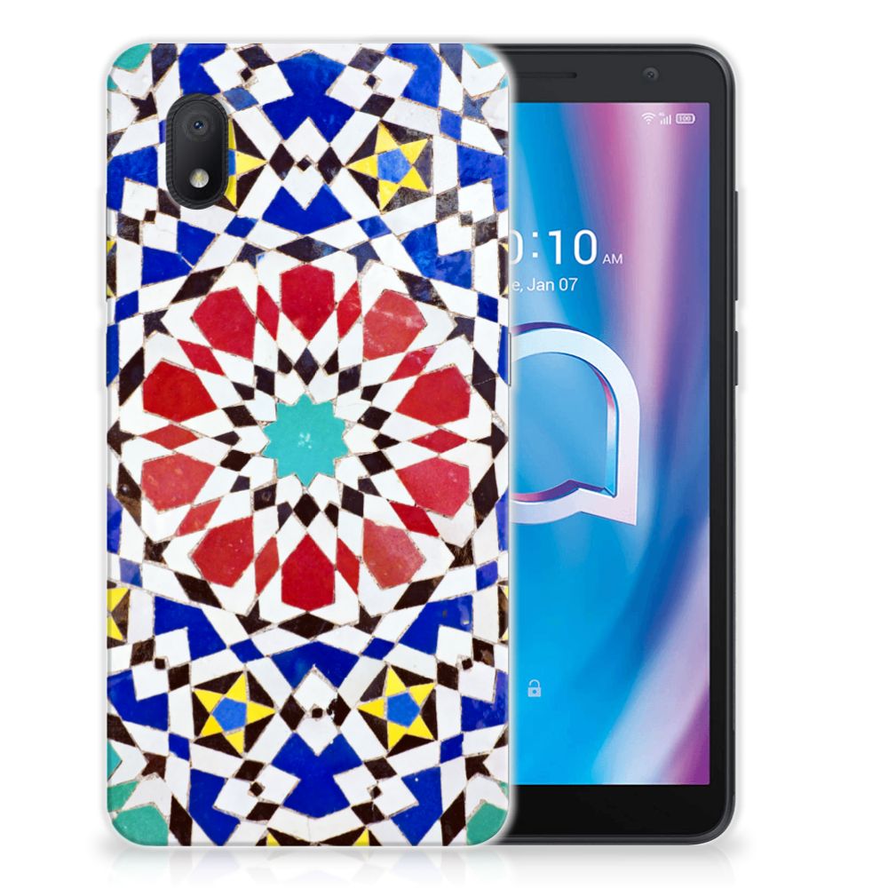 Alcatel 1B (2020) TPU Siliconen Hoesje Mozaïek