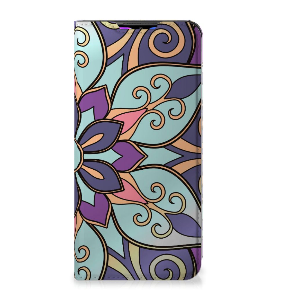 Xiaomi Redmi 9 Smart Cover Purple Flower - B2C Telecom