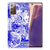Silicone Back Case Samsung Note 20 Angel Skull Blauw