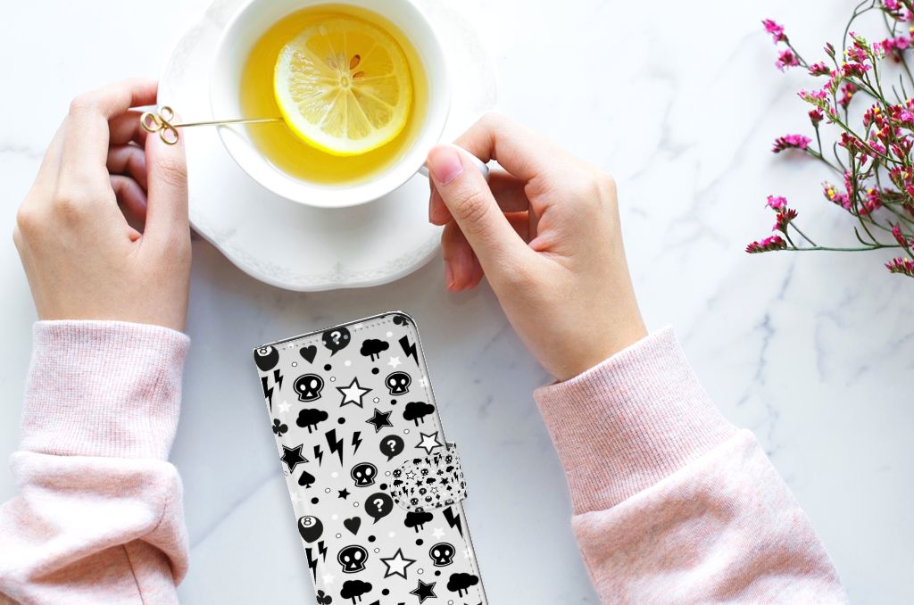 Telefoonhoesje met Naam OPPO Reno4 Z Silver Punk