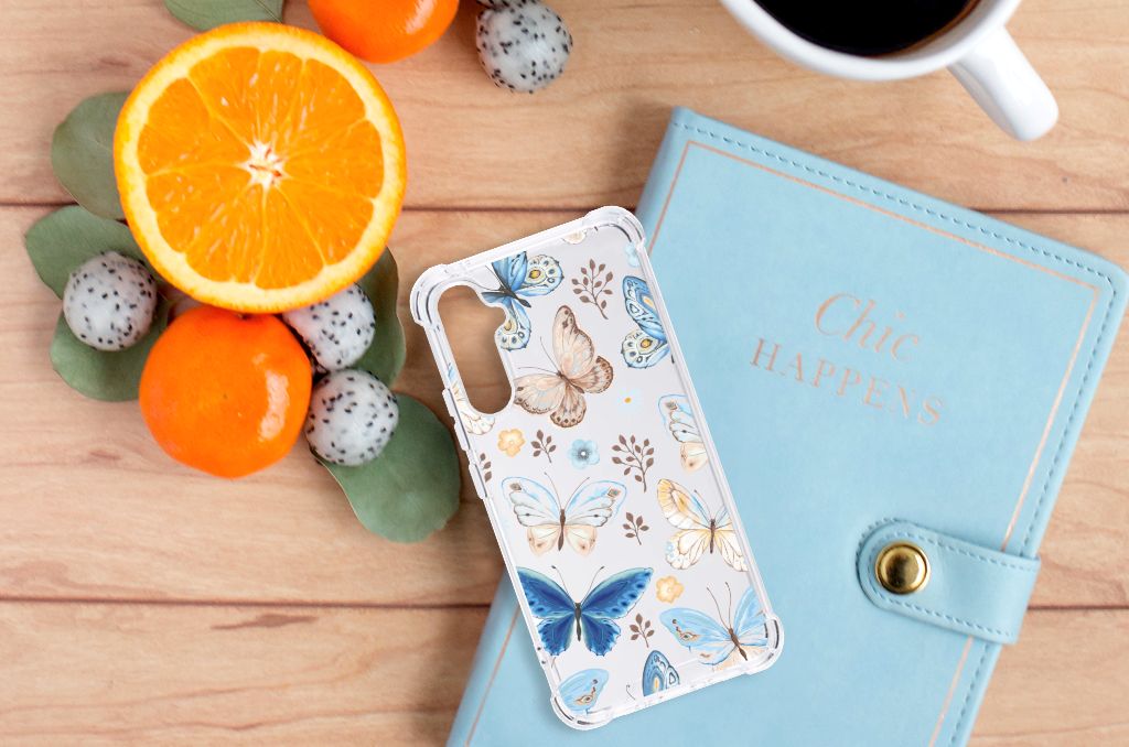 Case Anti-shock voor Samsung Galaxy A34 Vlinder B2C Telecom