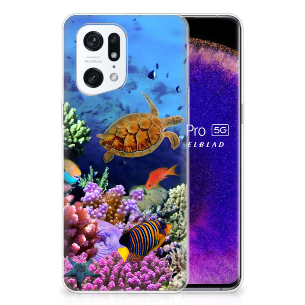 OPPO Find X5 Pro TPU Hoesje Vissen B2C Telecom