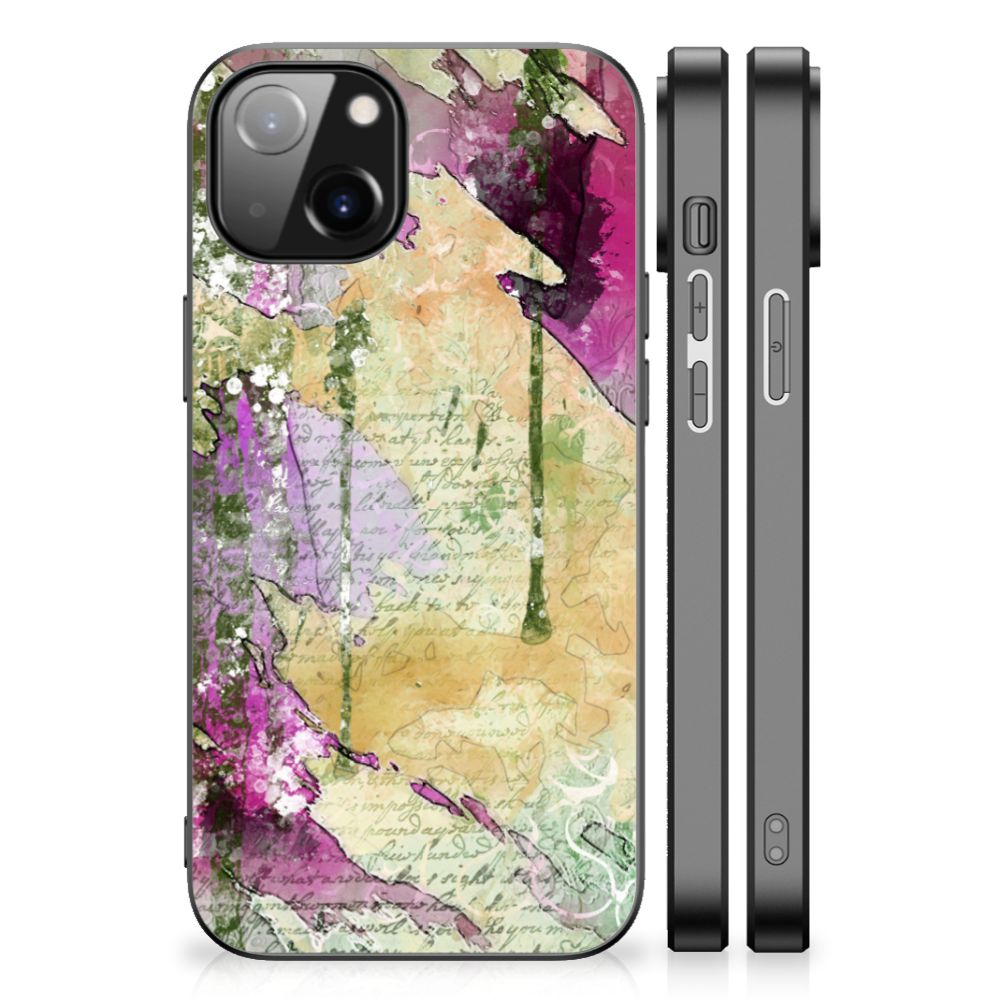 Kleurrijke Telefoonhoesje Apple iPhone 13 | iPhone 14 Letter Painting B2C Telecom