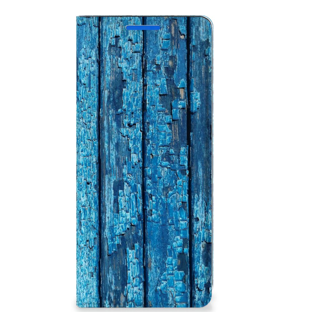 OPPO Reno 6 Pro Plus 5G Book Wallet Case Wood Blue - B2C Telecom