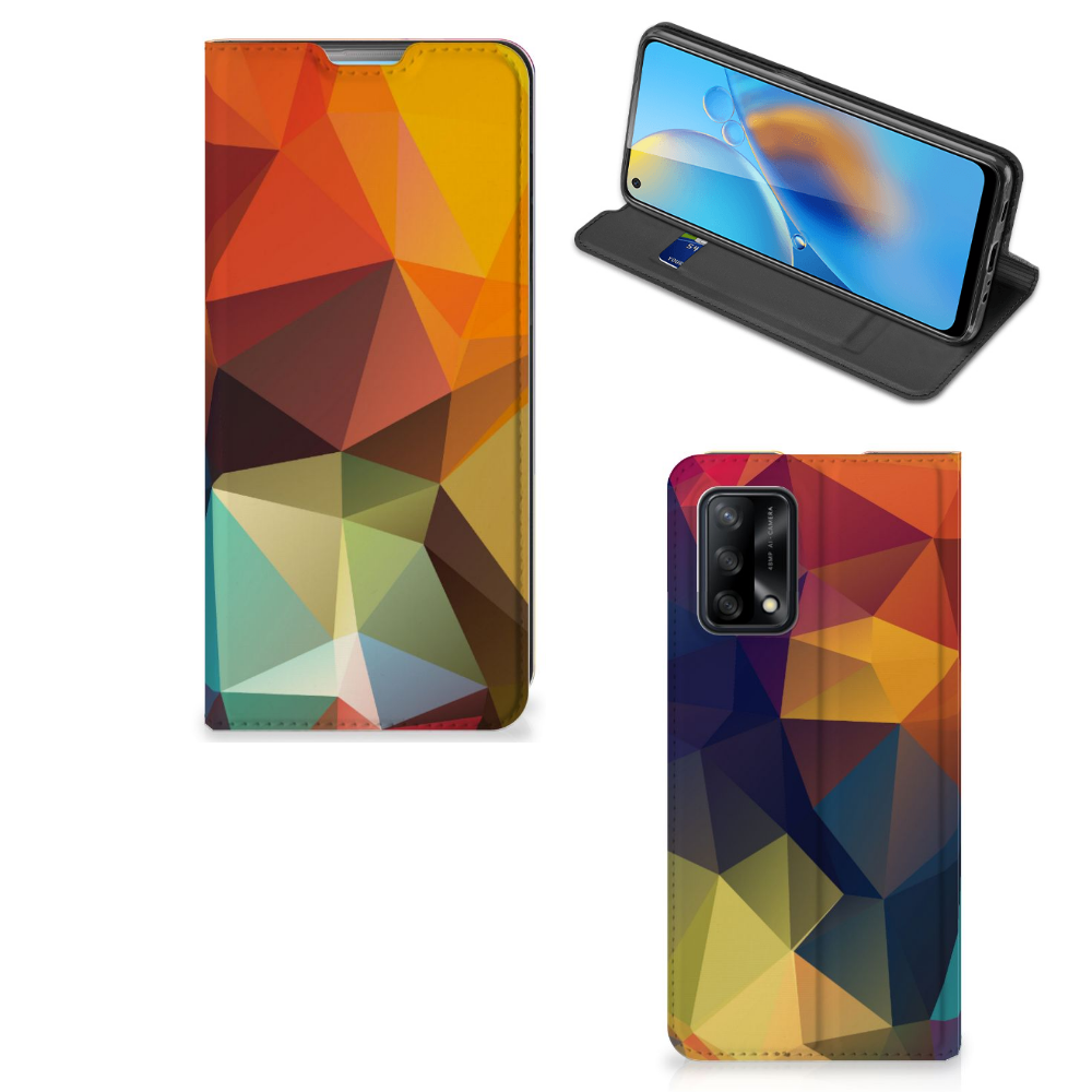 OPPO A74 4G Stand Case Polygon Color - B2C Telecom