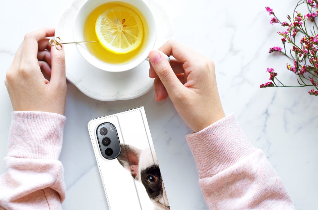 Motorola Edge 30 Pro Hoesje maken Franse Bulldog - B2C Telecom