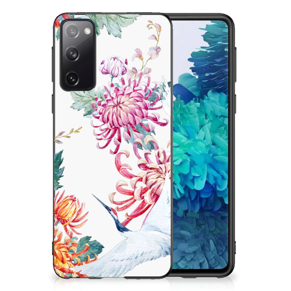 Samsung Galaxy S20 Back Cover Bird Flowers