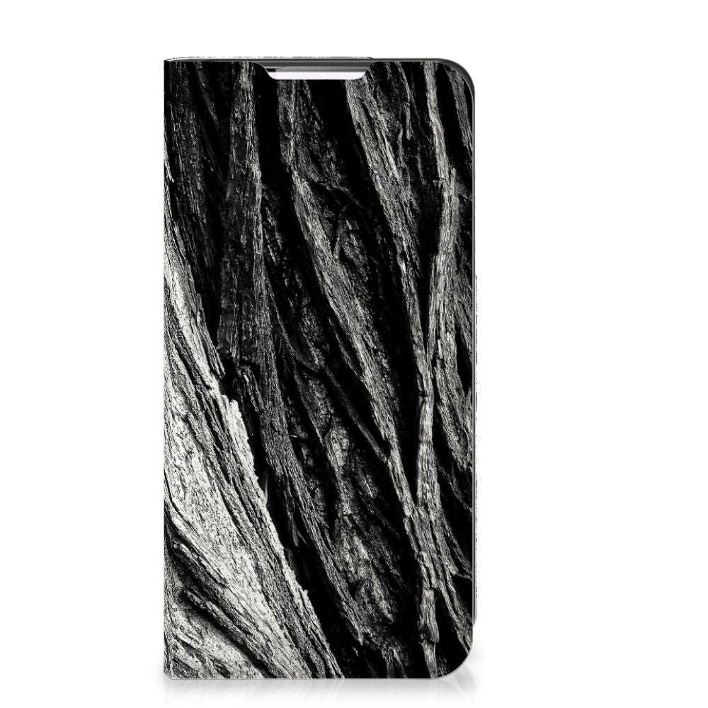 Book Wallet Case Samsung Galaxy S22 Boomschors Grijs - B2C Telecom