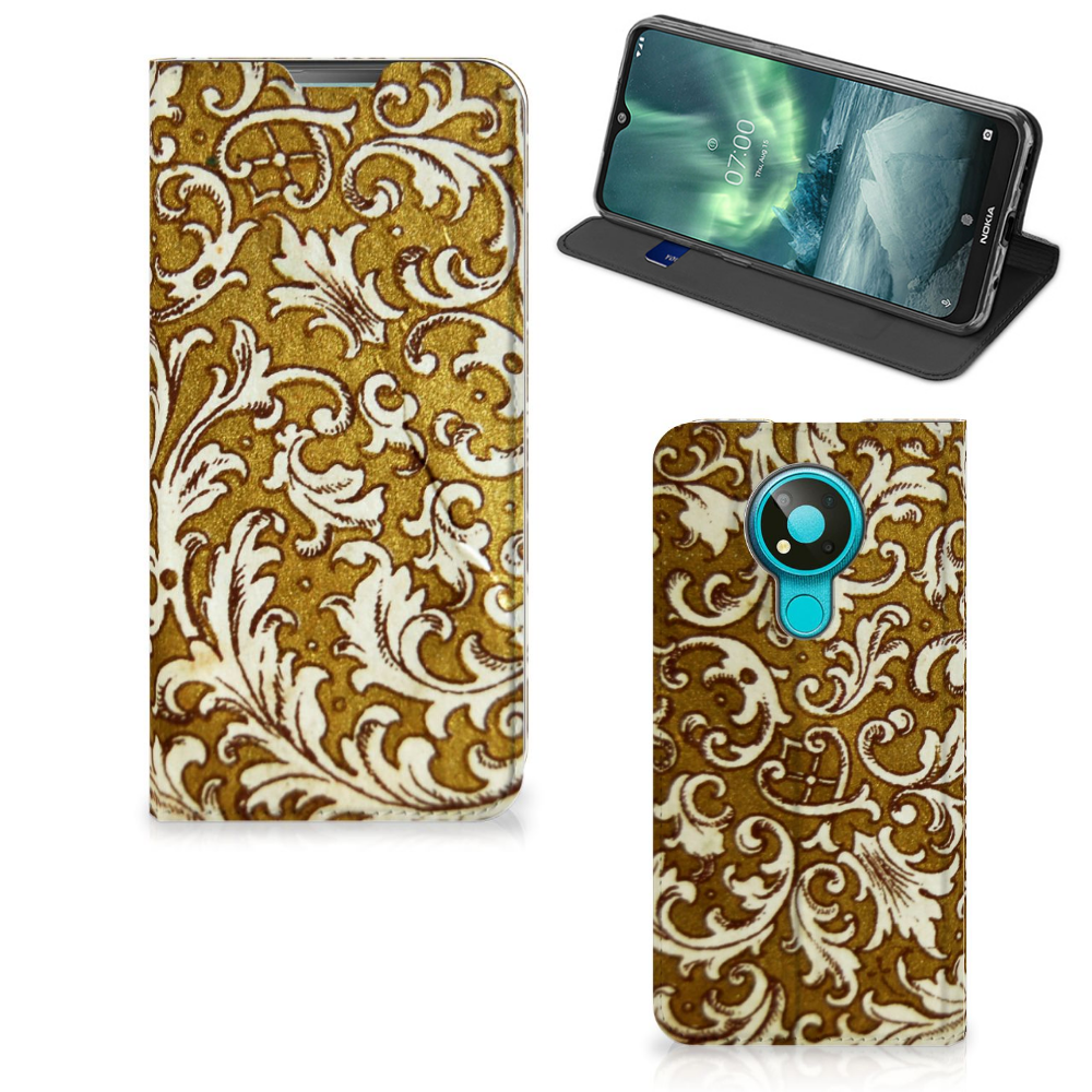 Telefoon Hoesje Nokia 3.4 Barok Goud - B2C Telecom