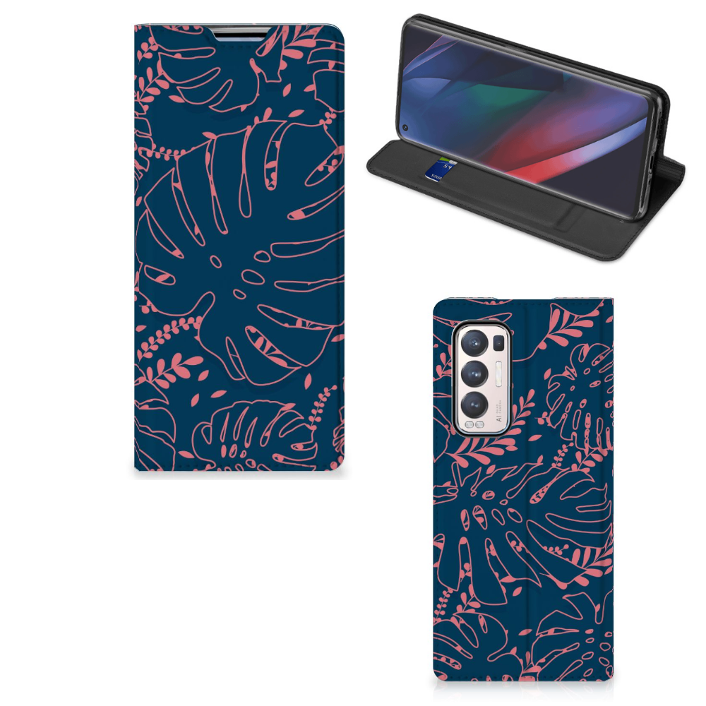 OPPO Find X3 Neo Smart Cover Palm Leaves - B2C Telecom