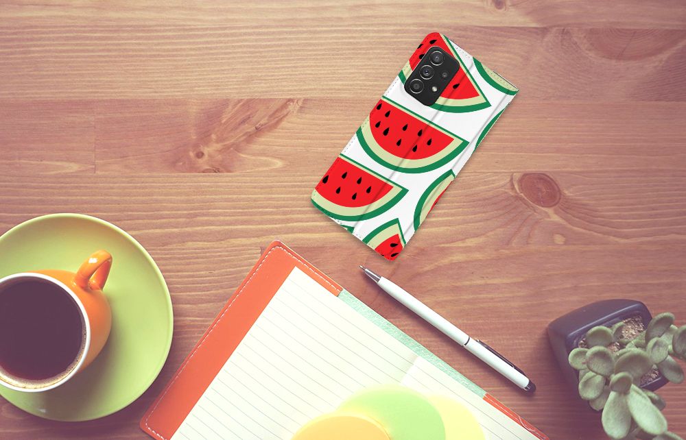 Samsung Galaxy A52 Flip Style Cover Watermelons - B2C Telecom
