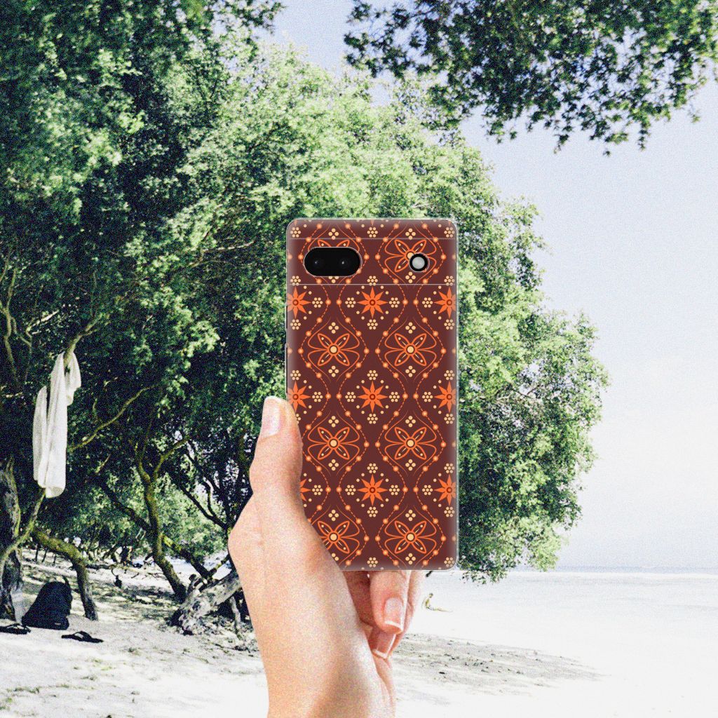 Google Pixel 6A TPU bumper Batik Brown B2C Telecom