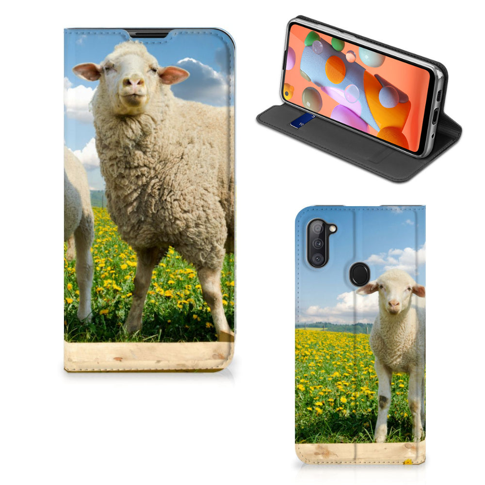 Samsung Galaxy M11 | A11 Hoesje maken Schaap en Lammetje