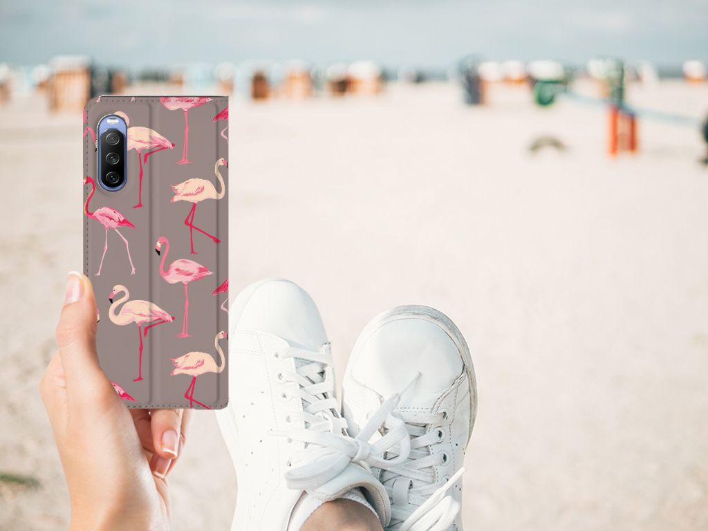 Sony Xperia 10 III Hoesje maken Flamingo - B2C Telecom