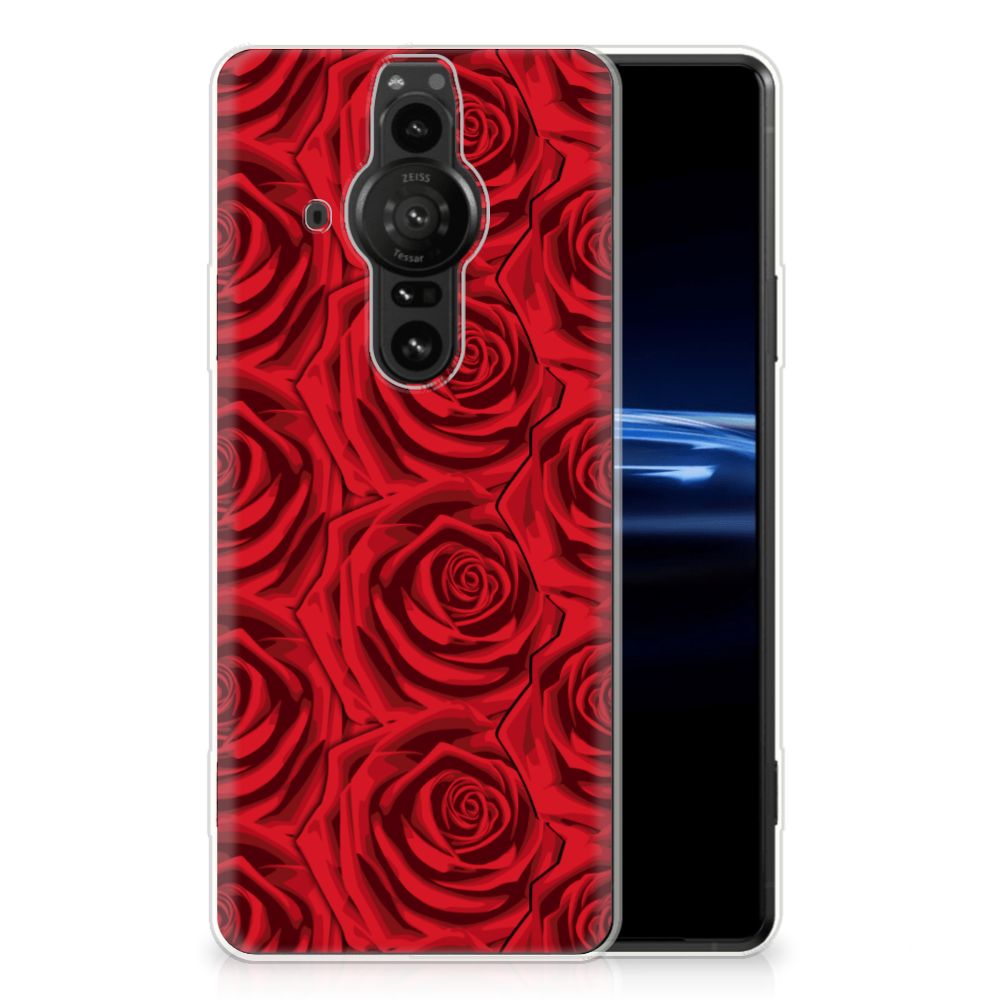 Sony Xperia Pro-I TPU Case Red Roses