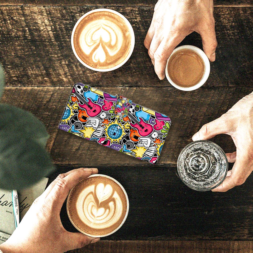Sony Xperia 1 II Wallet Case met Pasjes Punk Rock