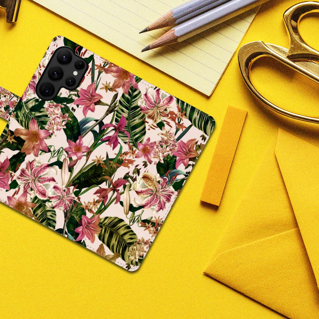 Samsung Galaxy S23 Ultra Hoesje Flowers