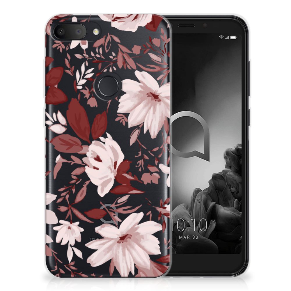 Hoesje maken Alcatel 1S (2019) Watercolor Flowers